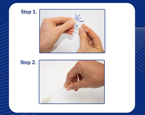 A person is shown how to use a Foambuds - IPA Cleaning Solution Foam Buds - x25 FBUIPA25 to remove a tooth.