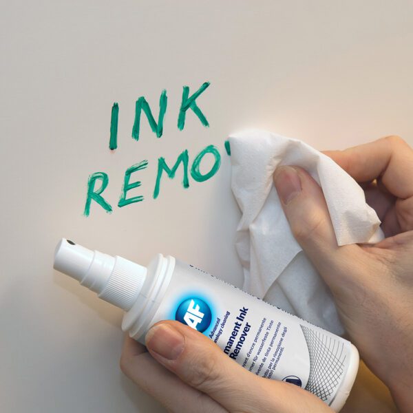 Permanent Ink Remover - 125ml on a white wall.