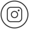Le logo Instagram dans un cercle.
