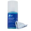 Screen cleaning solution with cloth.